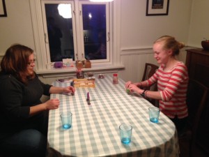 Kinder Egg toys in play mode