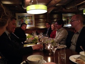 Lunch with academics