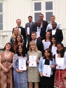 Graduates with a Master's Degree