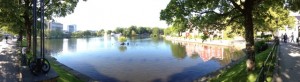 A panorama shot of central Stavanger on this beautiful day.