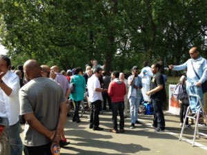 The Speaker's Corner at Hyde Park