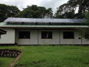 The new solar panels