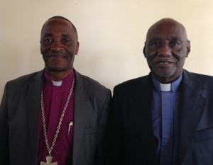 Bishop Massangwa and Pastor Nangole