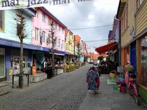 The most colorful street in Savanger.