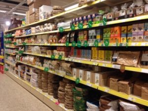 A whole isle of knäckebröd (hard tack)!