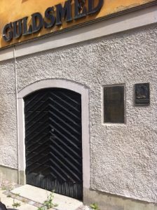 A plaque notes that this is Celsius's home