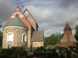 The Old Uppsala church with portions from the 11th century
