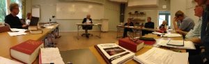 A panorama picture of our faculty meeting