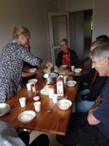 Wonderful food and fellowship