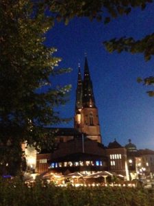 The cathedral at night